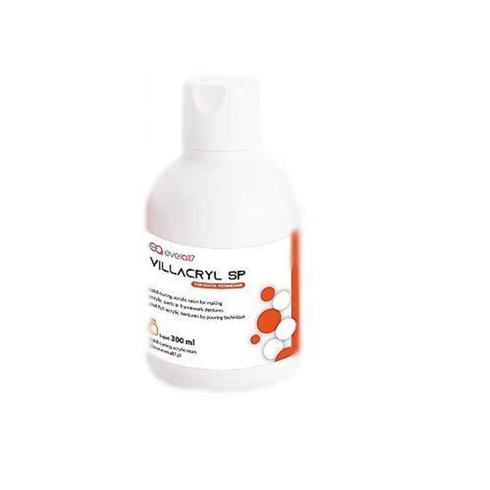--- Villacryl SP Liquid (300мл.) Виллакрил СП Жидкость, пластмасса для изготовления бюгельных протезов