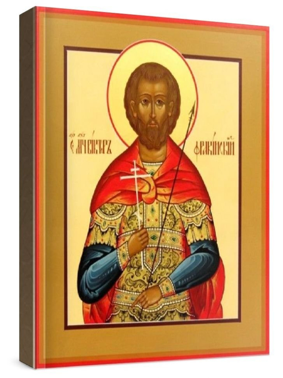 Виктор Фракийский (рукописная икона)