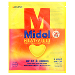 Midol, Heat Vibes, менструальные теплые пластыри, 3 тепловых пластыря
