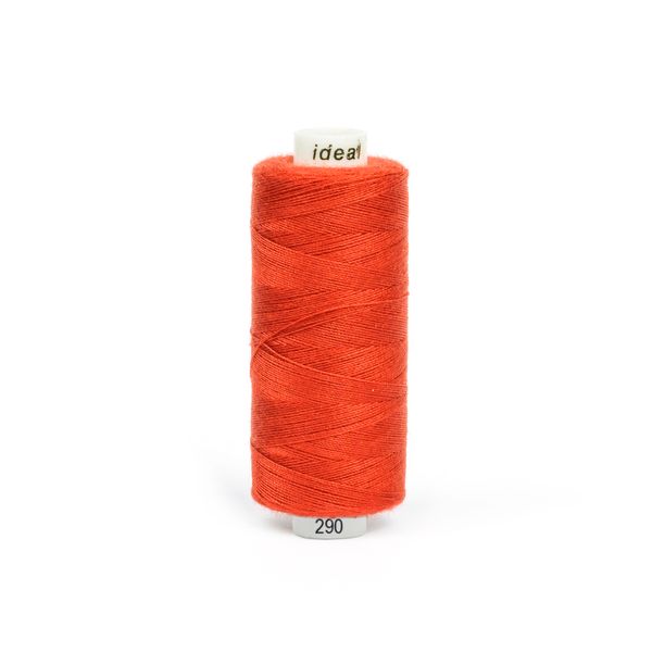 Нитки швейные бытовые Ideal 40/2, 366 м / 10 кат., 290 терракот