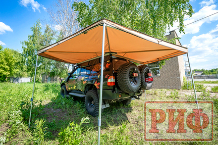 Маркиза автомобильная РИФ веерная 2,5х2,0 м (левая)