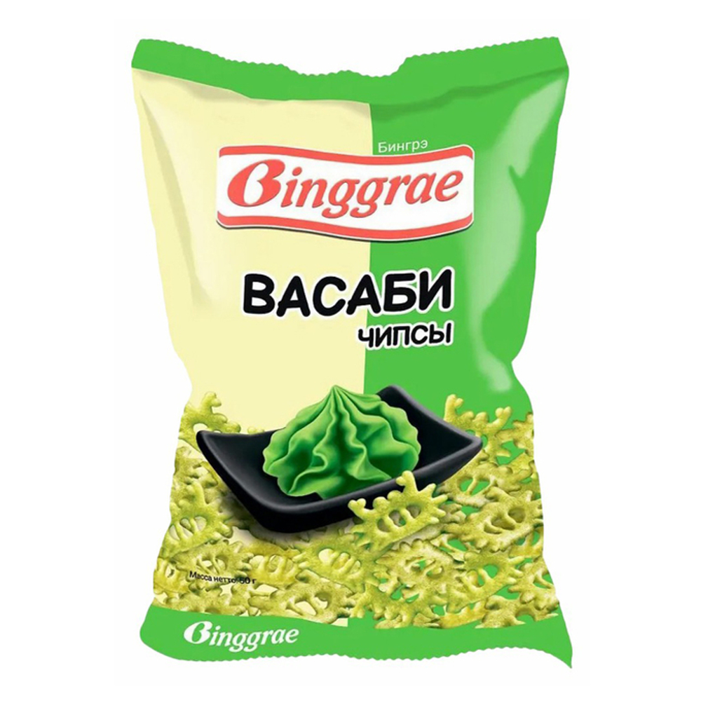 Чипсы Binggrae 40 гр ВАСАБИ  (24)