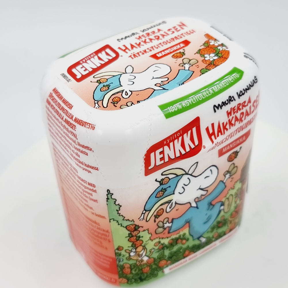 Клубничные пастилки с ксилитом Jenkki Herra Hakkaraisen 55 г (из Финляндии)