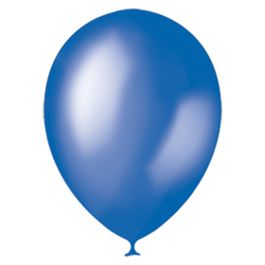 Воздушные шары 12"/30см Металлик BLUE 25шт