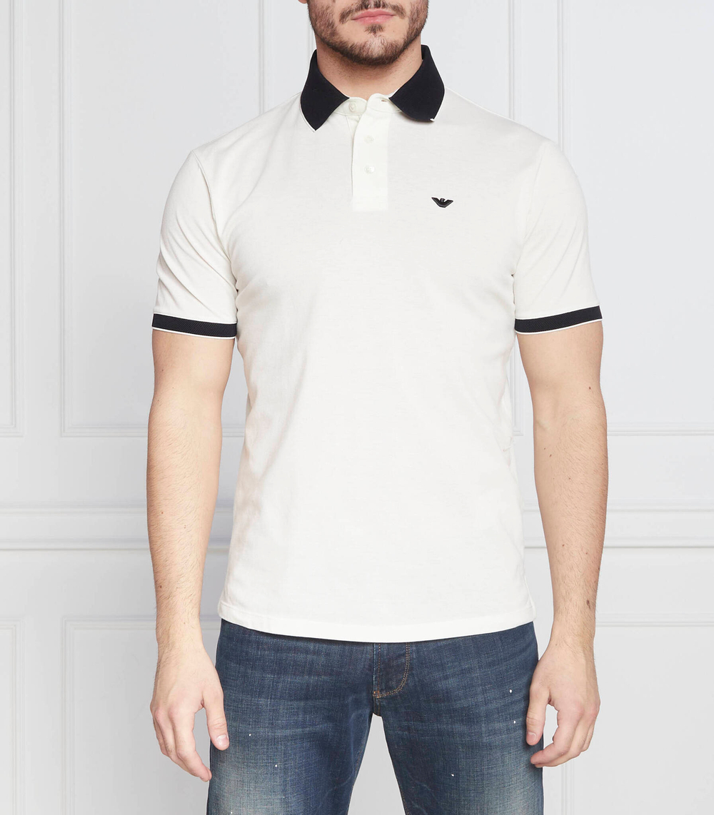 поло Emporio Armani - белый(3R1F70 1JTKZ)