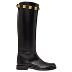 Valentino Garavani Roman Stud Round Toe Boots