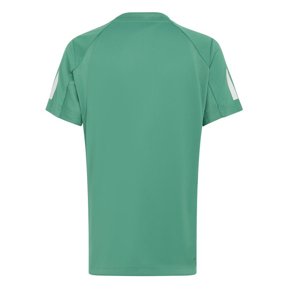 Футболка для мальчиков Adidas Boys Club Tennis 3-Stripes - semi court green