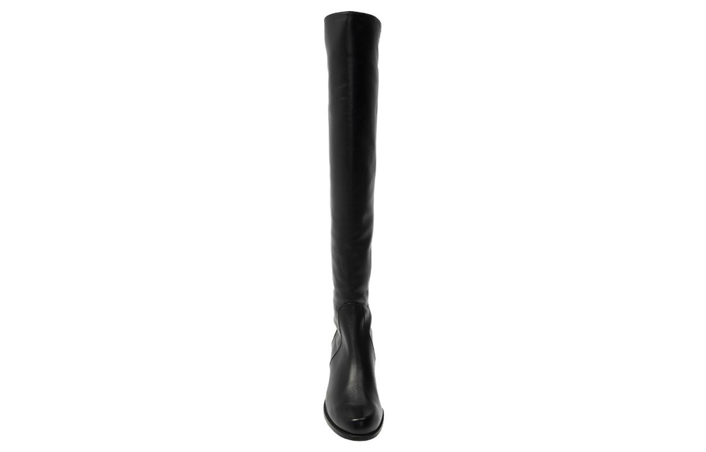 Stuart Weitzman/SW Leather Knee high Boots Women"s Black
