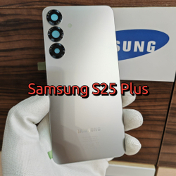 Крышка для Samsung S25 Plus (заднее стекло) "Премиум качество" цвет: Светло-Зелёный / Мятный