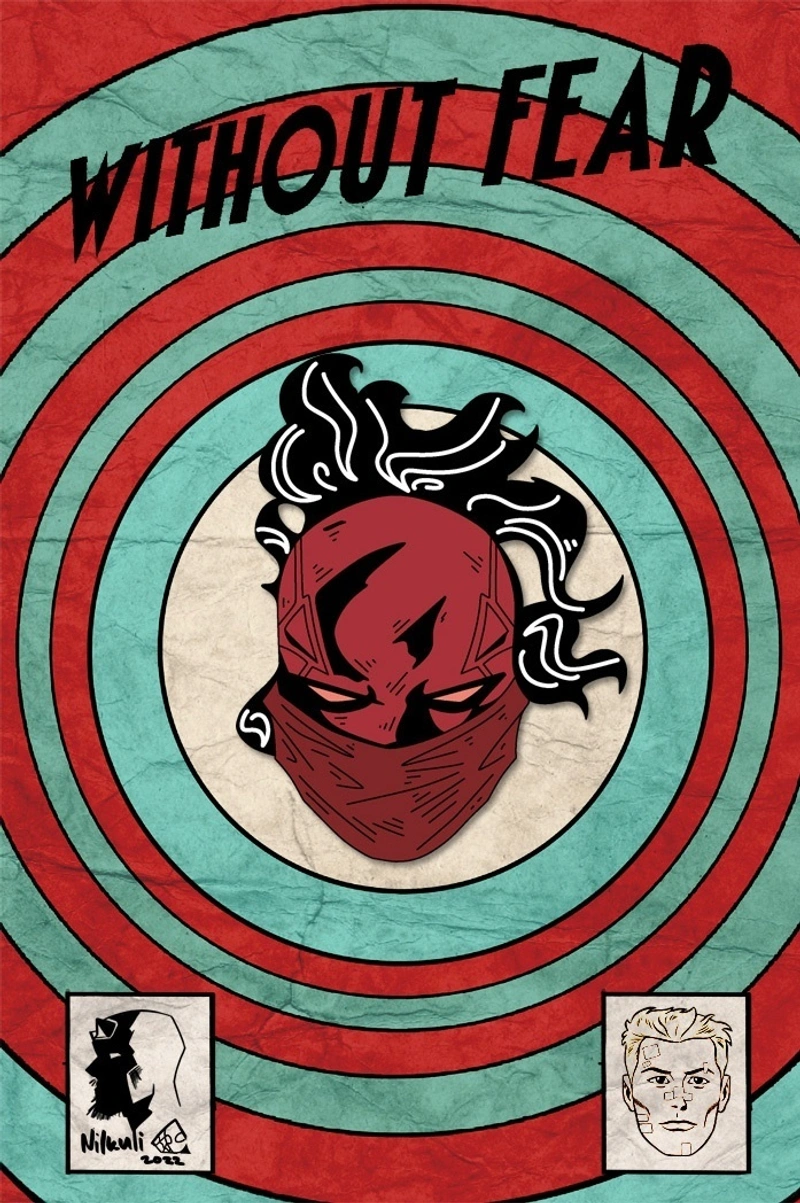 Металлический пин «Daredevil Elektra»