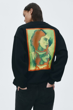 Свитшот оверсайз с принтом Billie Eilish - H&M