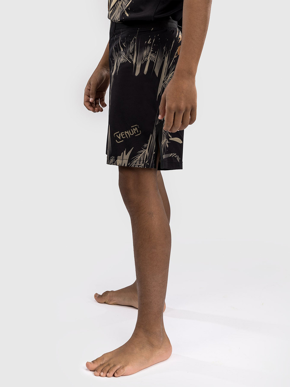 Шорты ММА детские Venum Tiger Black/Neo Orange