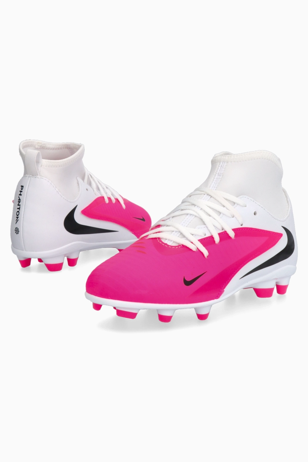 Бутсы Nike Phantom 6 High Club FG/MG Junior - розовый