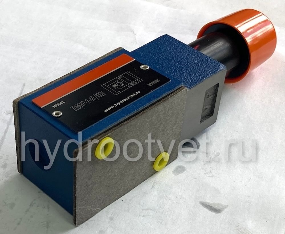 ZDB6VA2-4X/50V - Предохранительный клапан Ду 6 модульного монтажа с давлением регулировки до50 бар, в каналах A → T