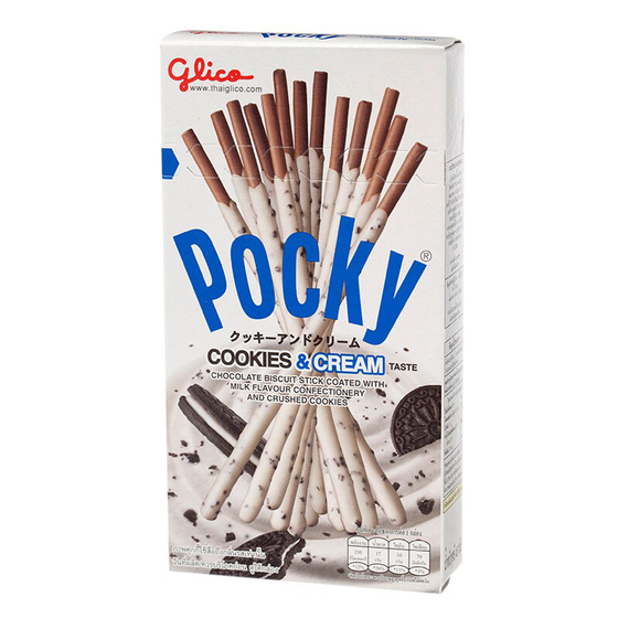 Покки соломка в шок.глазури Cookies&Cream 40гр(10)
