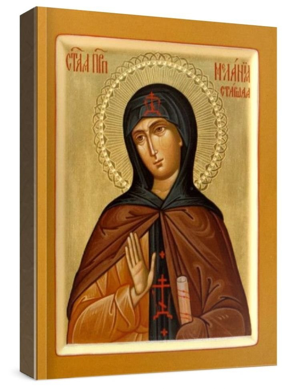 Мелания Старшая (рукописная икона)