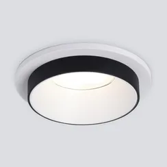 Точечный светильник Solar 113 MR16 белый/черный Elektrostandard