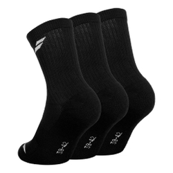 Носки теннисные Babolat Tennis Socks 3 Pack - Black, White