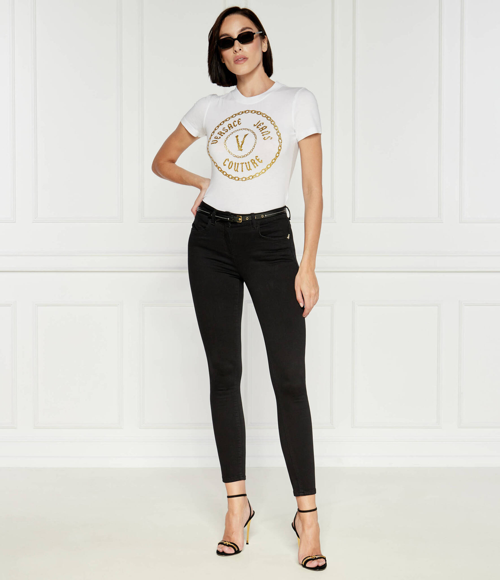 Футболка Versace Jeans Couture - белый(77HAHT02CJ03T)