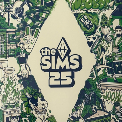 The Sims 25 2LP (Европа 2025г.) Green