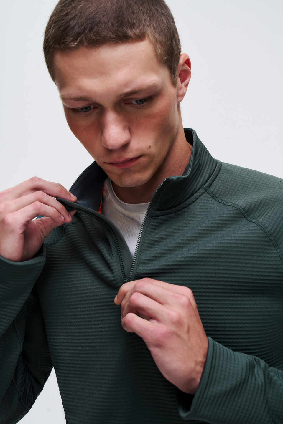 Джемпер half-zip GRI Норд хвойный мужской