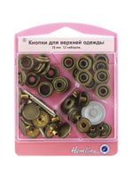 Кнопки с инструментом для установки 15мм 405.S.A Hemline