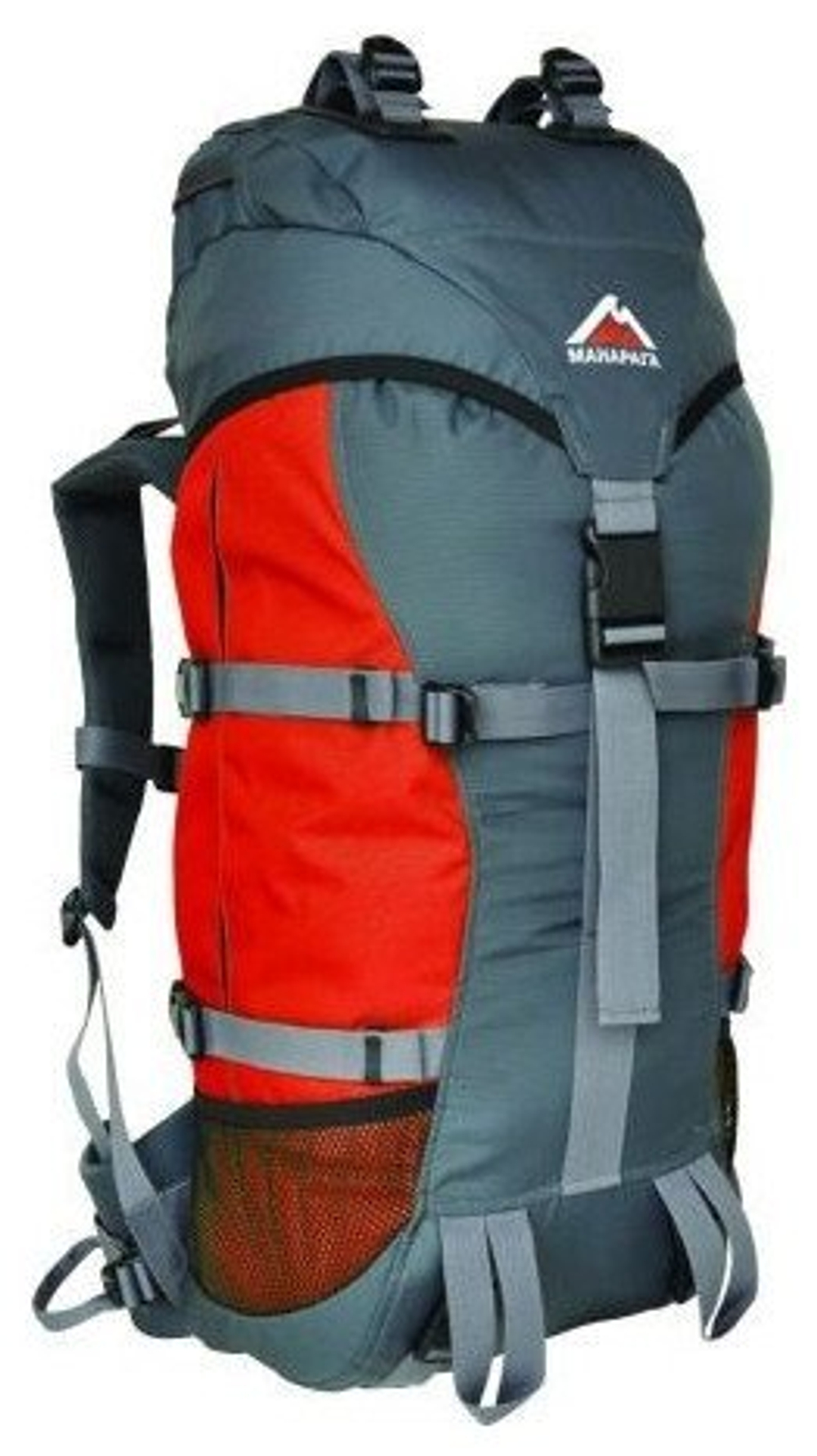Рюкзак туристический Манарага Climber 45 V2, серо-красный