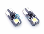 Светодиод габаритный T10-2 CANBUS SMD5050 с обманкой