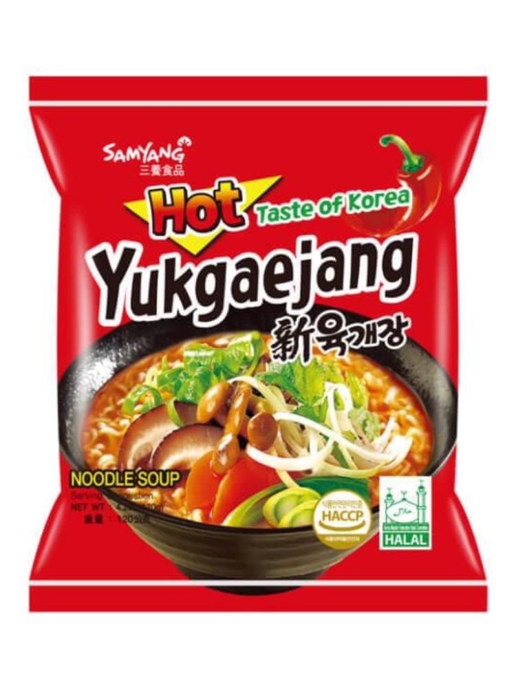 Лапша быстрого приготовления Samyang Yukgaejang 120 г