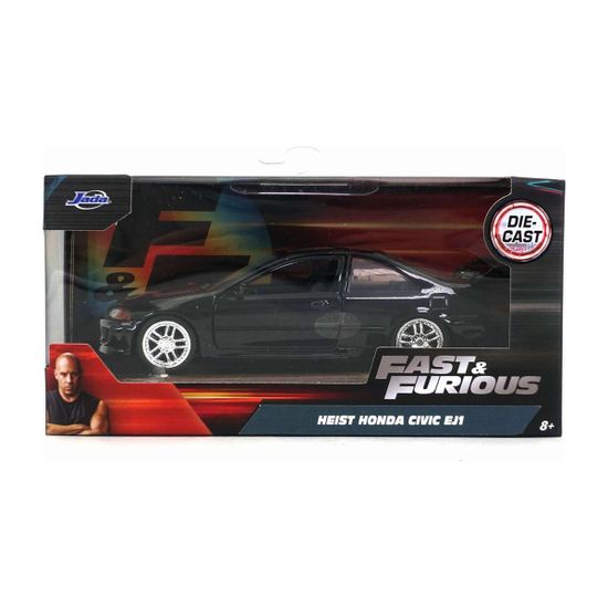 Модель автомобиля Jada Форсаж 1:32 1993 Honda Civic Coupe(F1) 34419 — упаковка
