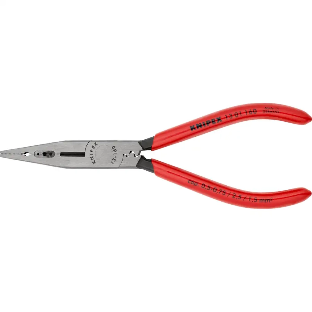Плоскогубцы для монтажа проводов черненые 160 мм Knipex 13 01 160
