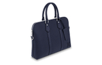 LOUIS VUITTON Cow Leather Shoulder Bag, Crossbody Bag, Handbag, Briefcase Large Men"s Marine Blue