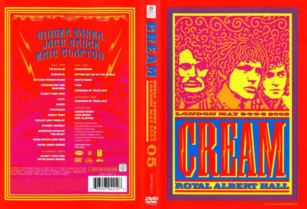 Cream / Royal Albert Hall - London - May 2-3-5-6 2005 (2DVD)