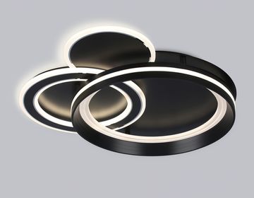 Потолочный управляемый светильник 143W 3000K-6400K FA8515/3 BK чёрный Disk Acrylic Ambrella