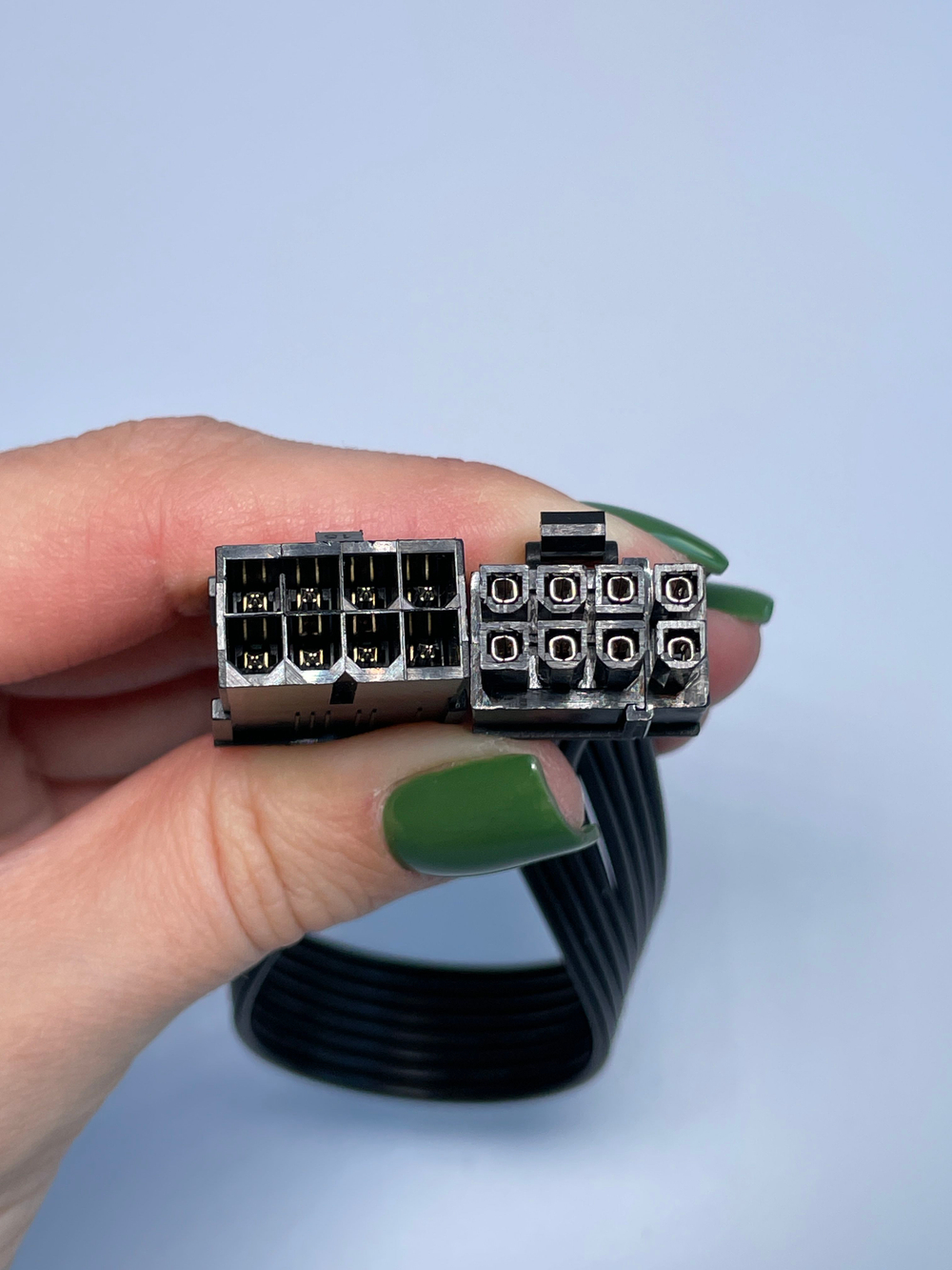 Удлинитель GPU PCIe 8pin-6+2pin для питания видеокарты, кабель питания, переходник 24 см