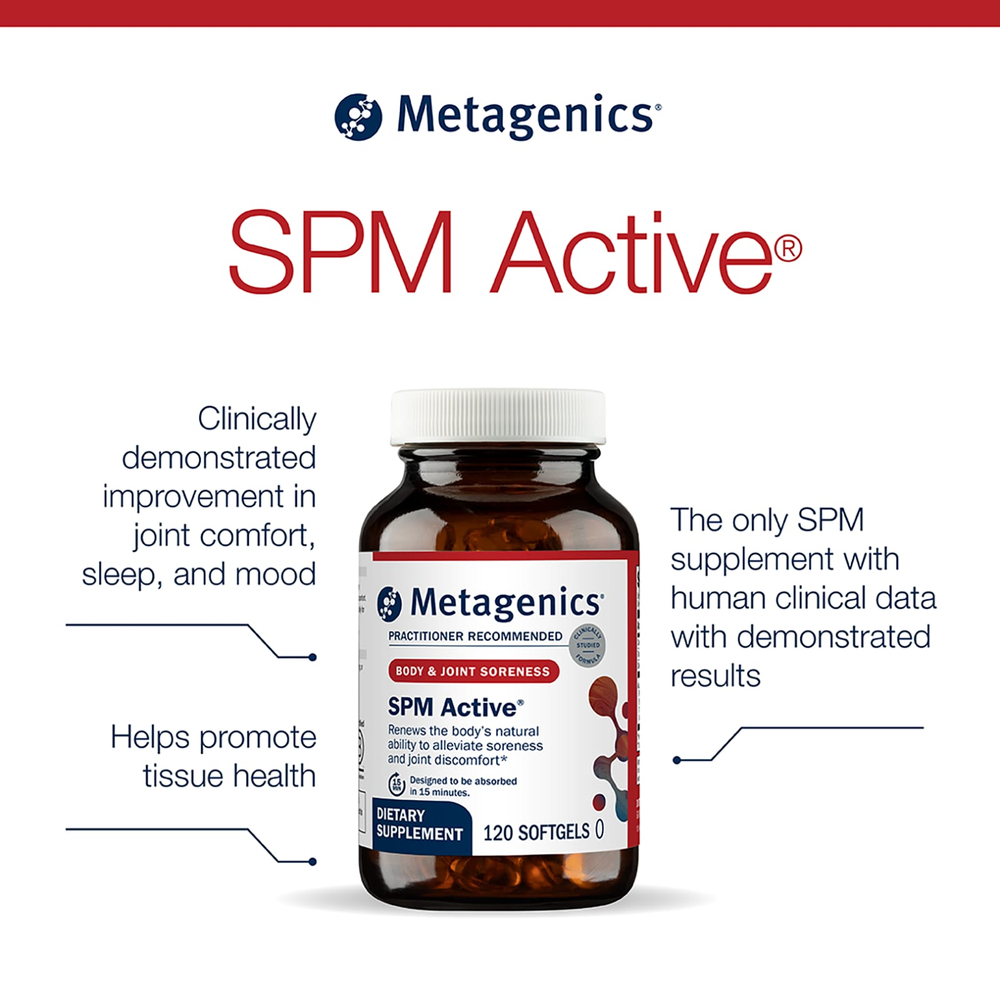 Metagenics, SPM Active®, от боли в теле и суставах, 60 капсул