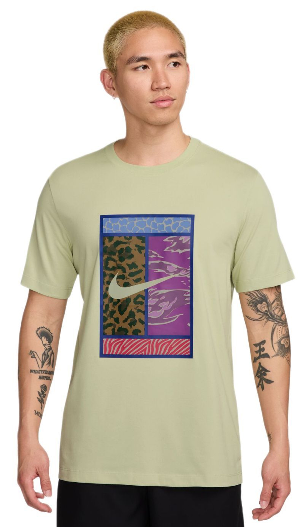 Мужская теннисная футболка Nike Court Dri-FIT Tennis - olive aura
