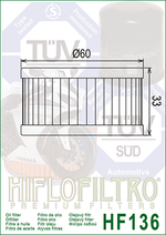 Фильтр масляный Hiflo Filtro HF136