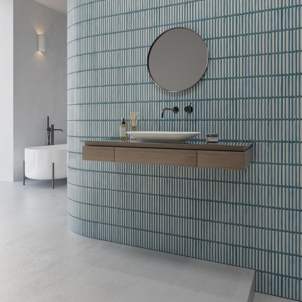 DNA Tiles Osaka Bars Green 12.5x25