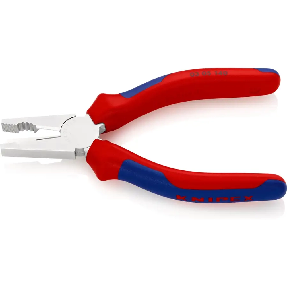 Плоскогубцы комбинированные хромированные 140 мм Knipex 03 05 140