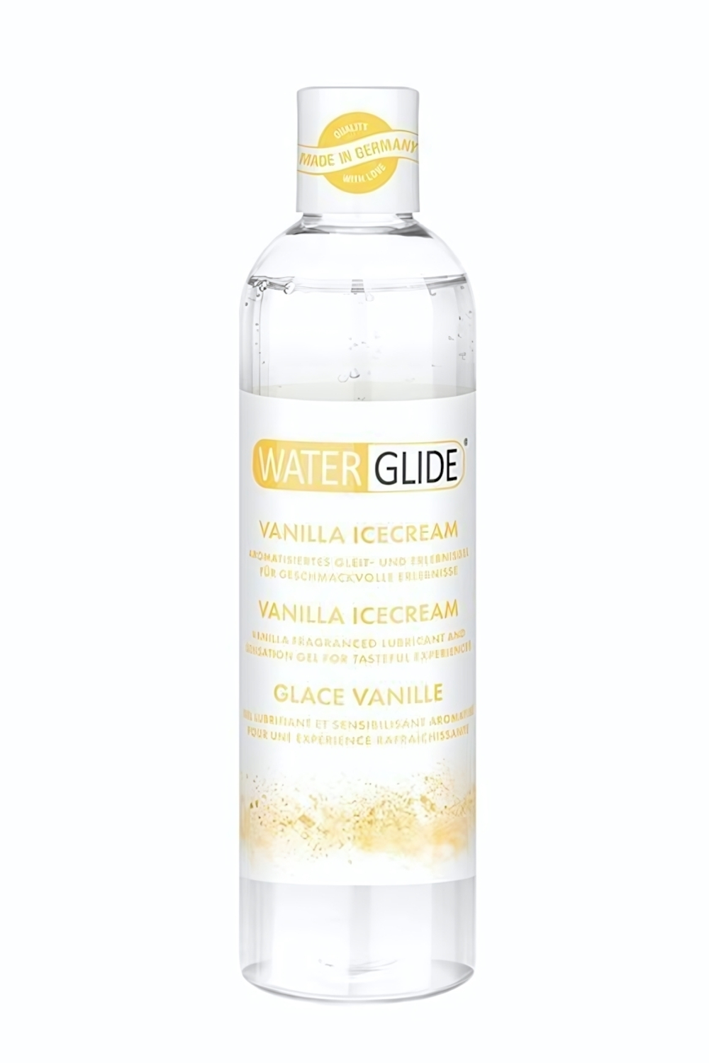 Лубрикант на водной основе с ароматом ванильного мороженого WATERGLIDE VANILLA ICECREAM - 300 мл.