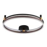 Потолочный светодиодный светильник Crystal Lux FERNANDO PL72W LED COFFEE/BLACK