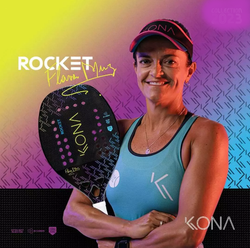 Ракетка Rocket yellow Kona с дополнительным нанесением «Rotor»
