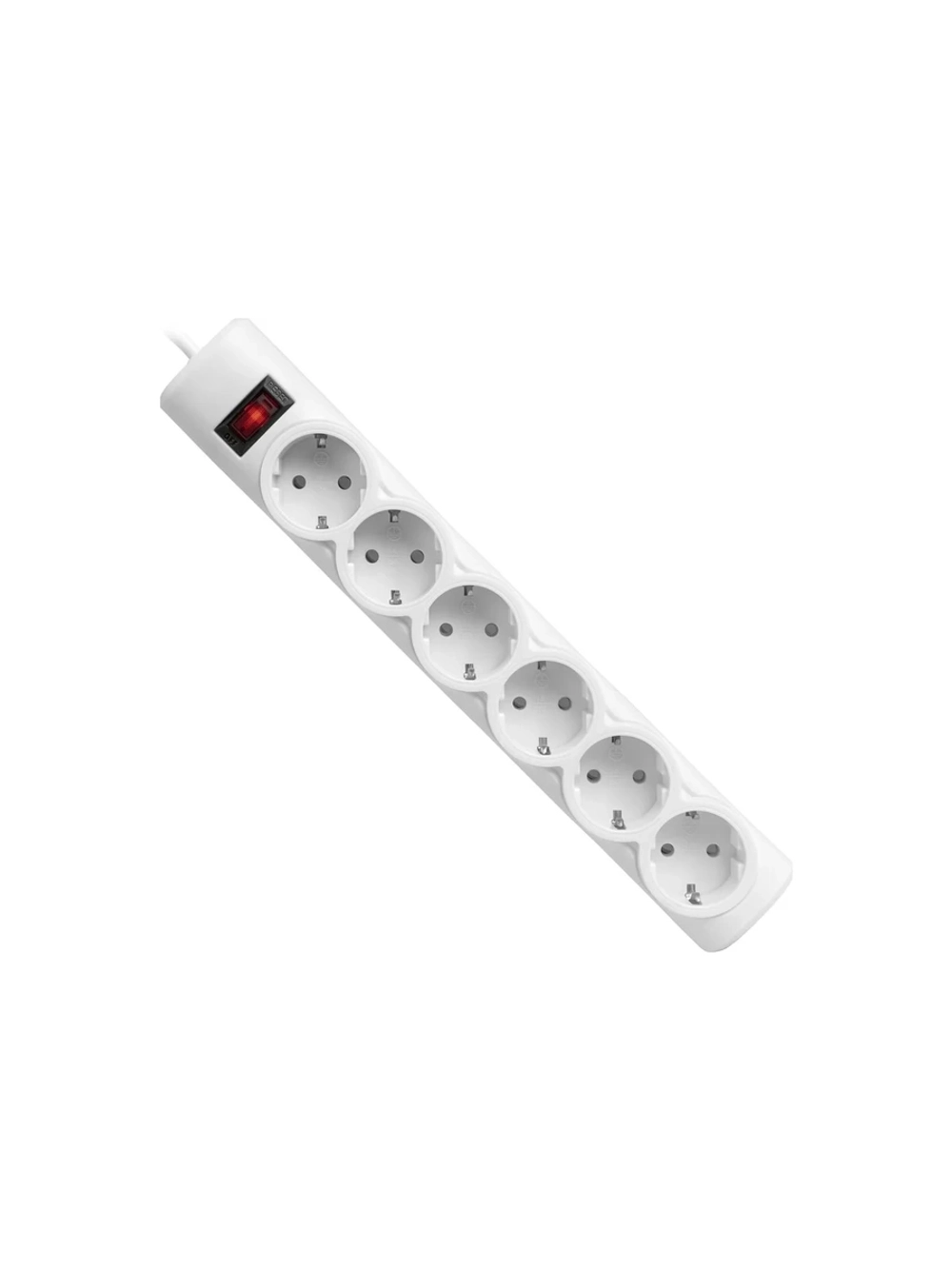 Сетевой фильтр DFS 155 5 м, белый, 6 розеток 99493