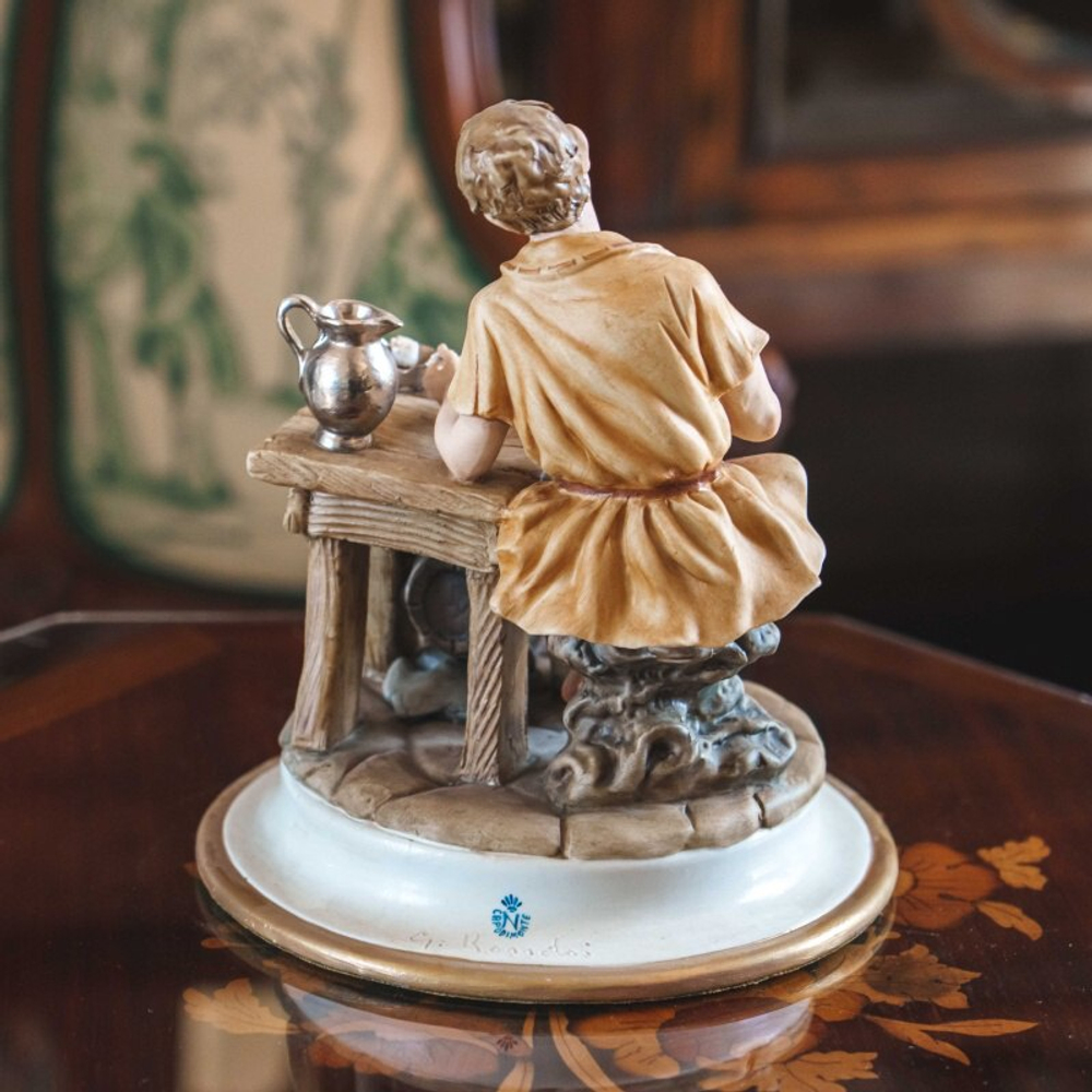 Фарфоровая мануфактура Capodimonte «Дегустация вина»