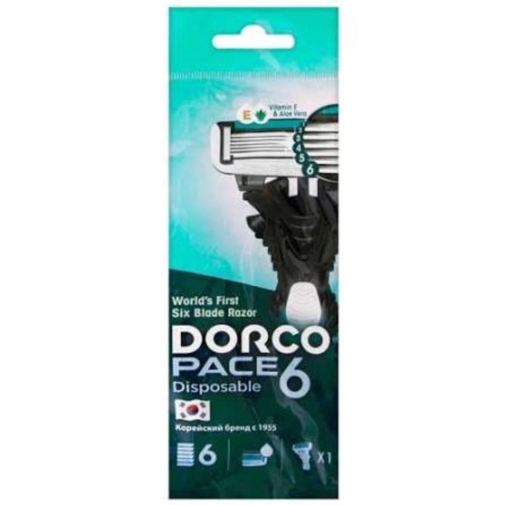 Станок для бритья Дорко одноразовый Pace6 1шт