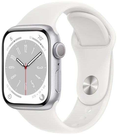 Умные часы Apple Watch Series 8 45mm Aluminum Sport Серебристый