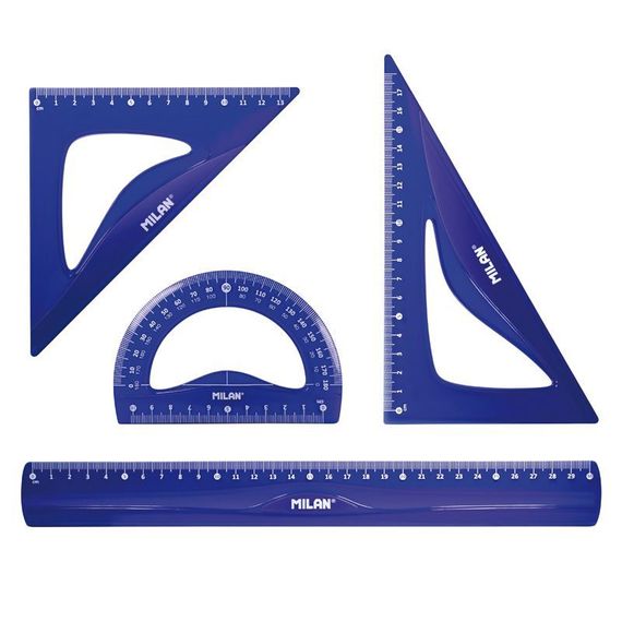 Xətkeş \ линейка\Geometry set 4 pıeces mılan