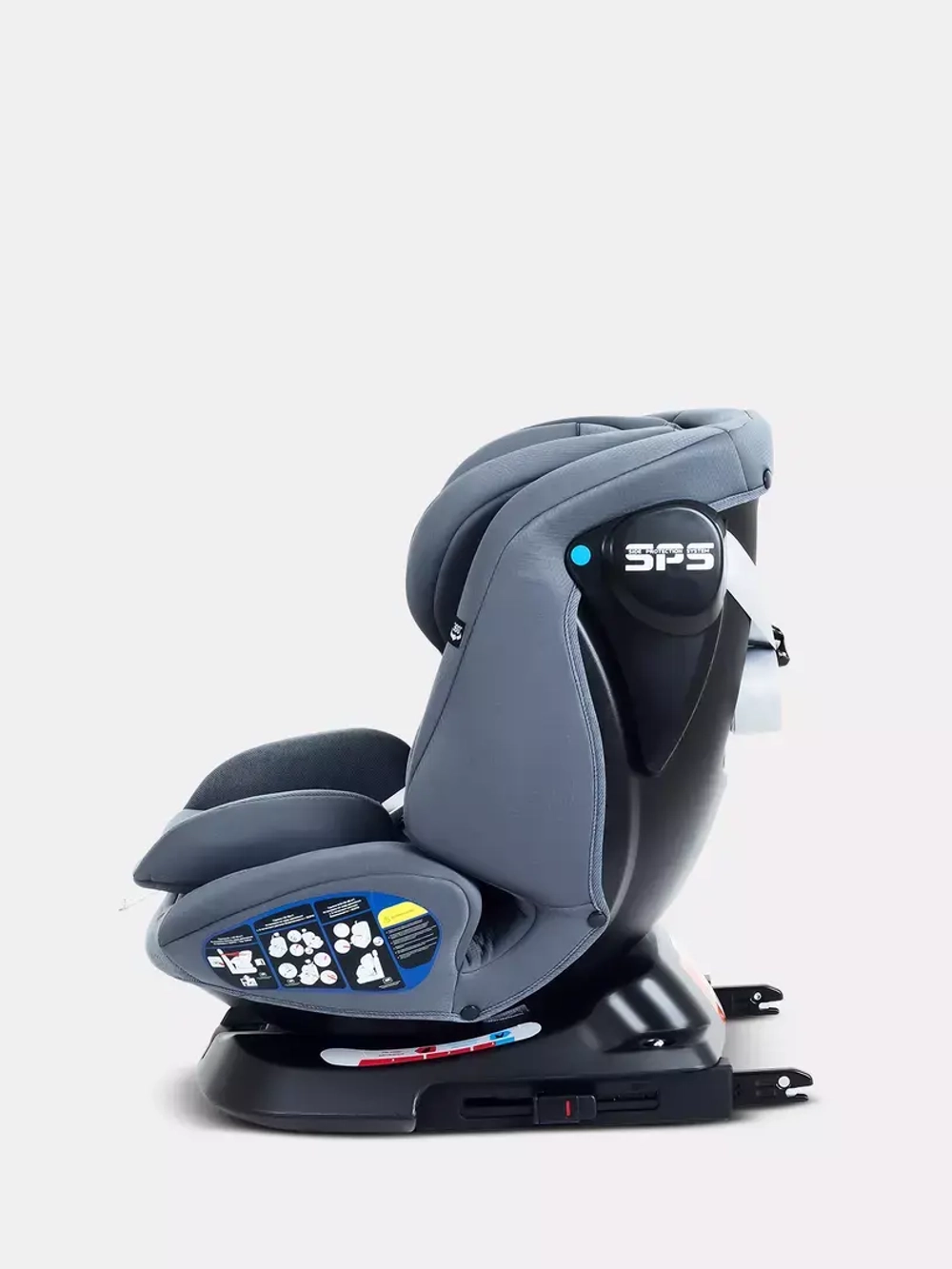 Автокресло RANT UB619 "NITRO New" isofix Grey группа 0+-1-2-3 (0-36 кг)