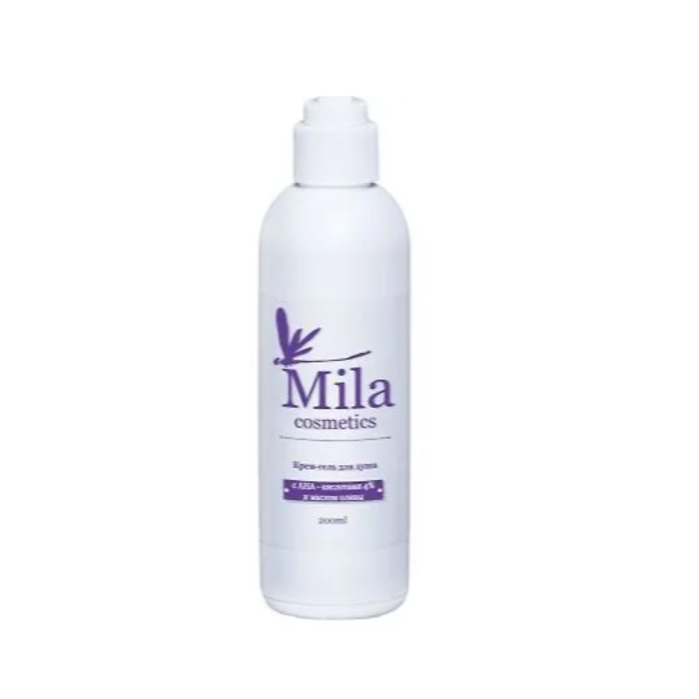 Гель для душа Mila Cosmetics - с AHA кислотами 200 мл.